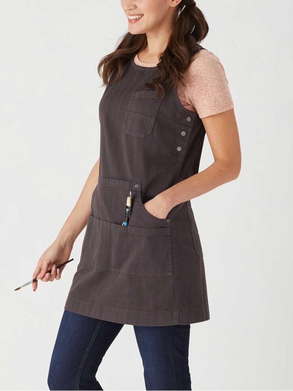 Duluth Women's Makers Studio Apron Dress - Picture 2 of 12